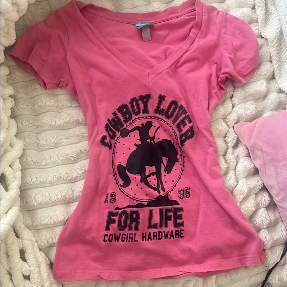 Pink Cowgirl Hardware T-Shirt